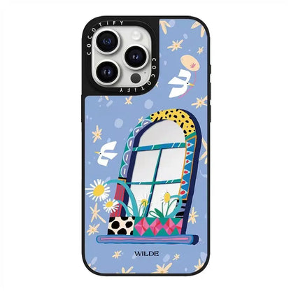 Creative Artist Cat Design Phone Case