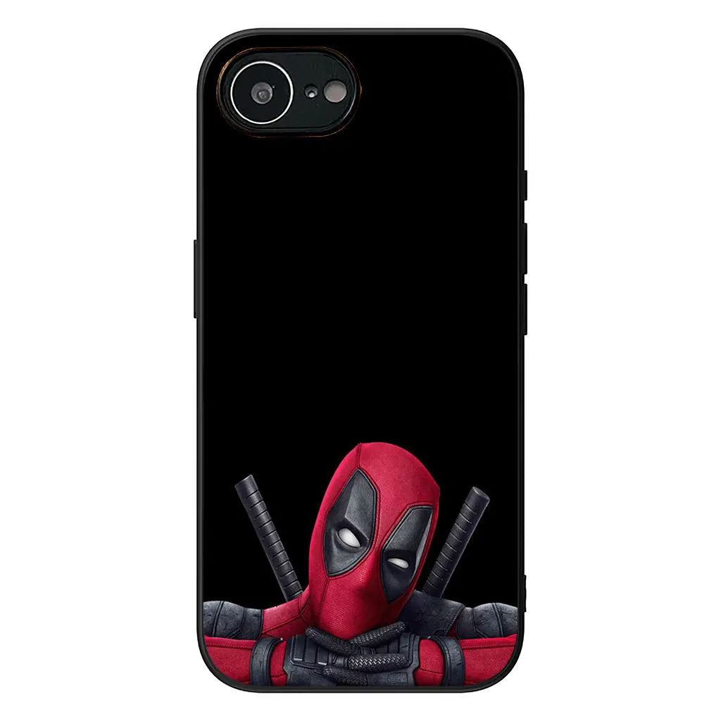 Marvel Superhero Deadpool Cover Phone Case For Apple iPhone