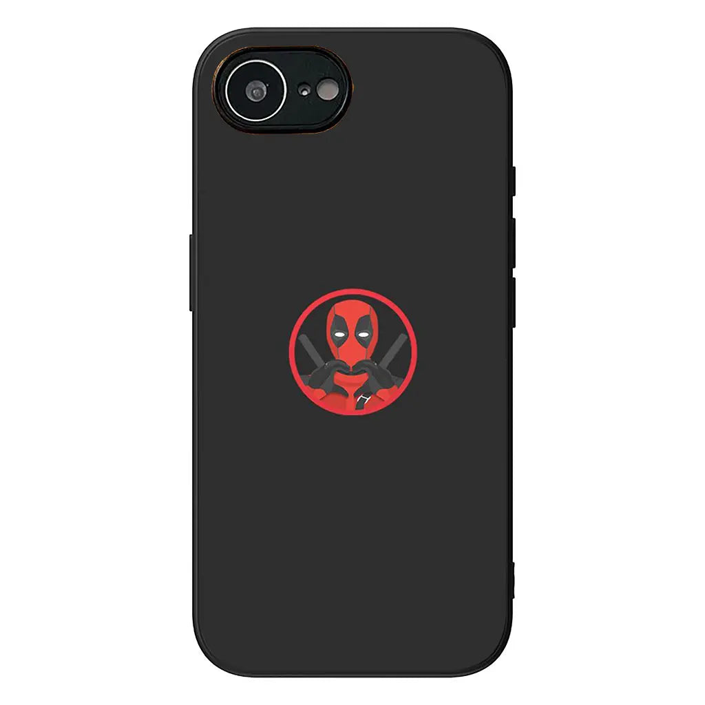 Marvel Superhero Deadpool Cover Phone Case For Apple iPhone