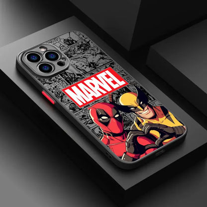 Marvel Deadpool Wolverine Phone Case For iPhone