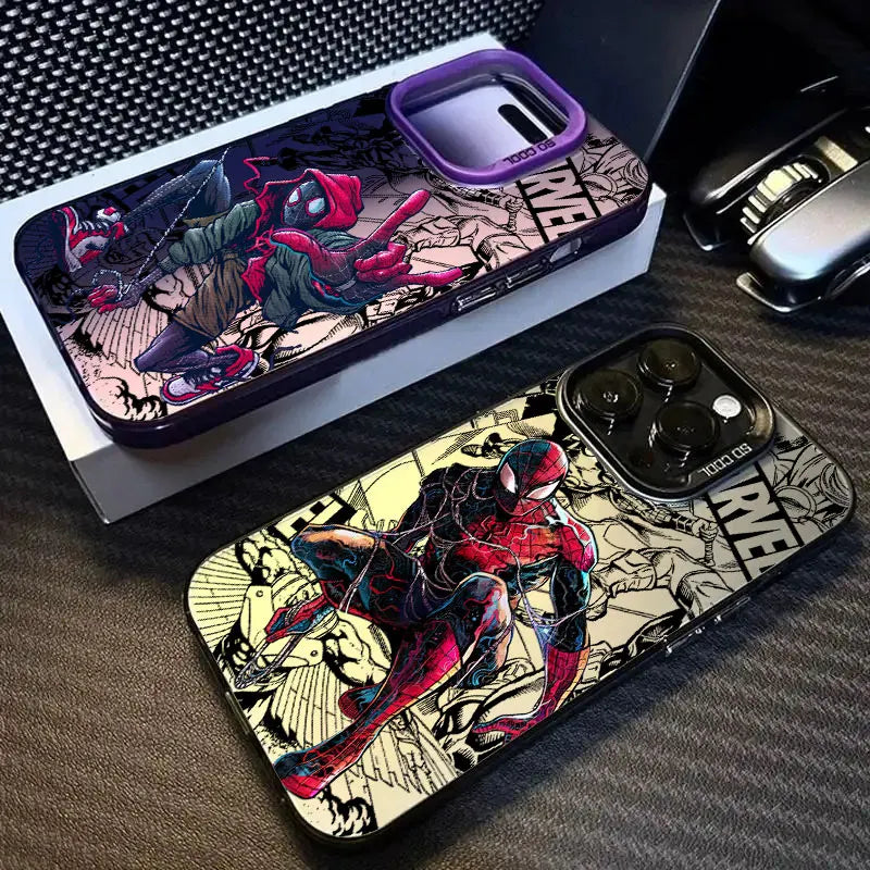 Hot Marvel Spider Man Miles Morales Phone Case For iPhone