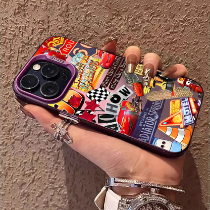 Lightning McQueen 95 Shockproof Matte iPhone Case, Hard Plating Cover