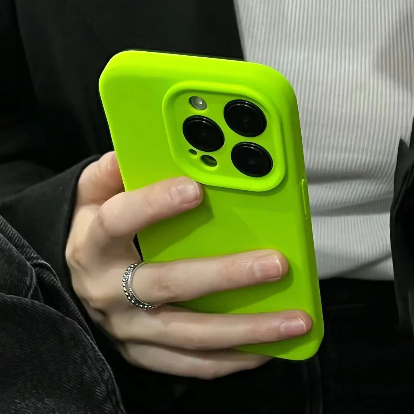 Liquid Silicone Phone Case For iPhone Cases For iPhone Camera Lens Protection Cover