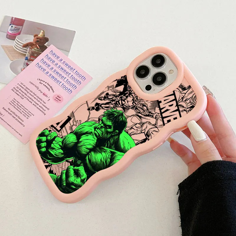 Marvel Heroes Deadpool Candy Color Phone Case For iPhone