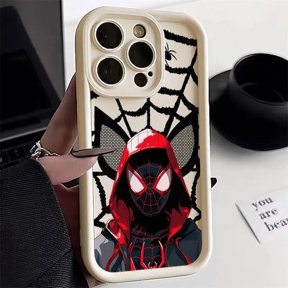 Marvel Spiderman Miles Morales Heroes Silicon Case For Apple iPhone