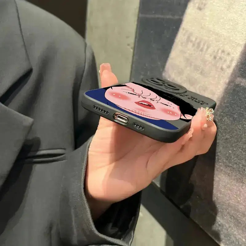 Funny Boy Cute Girl Couple Phone Case