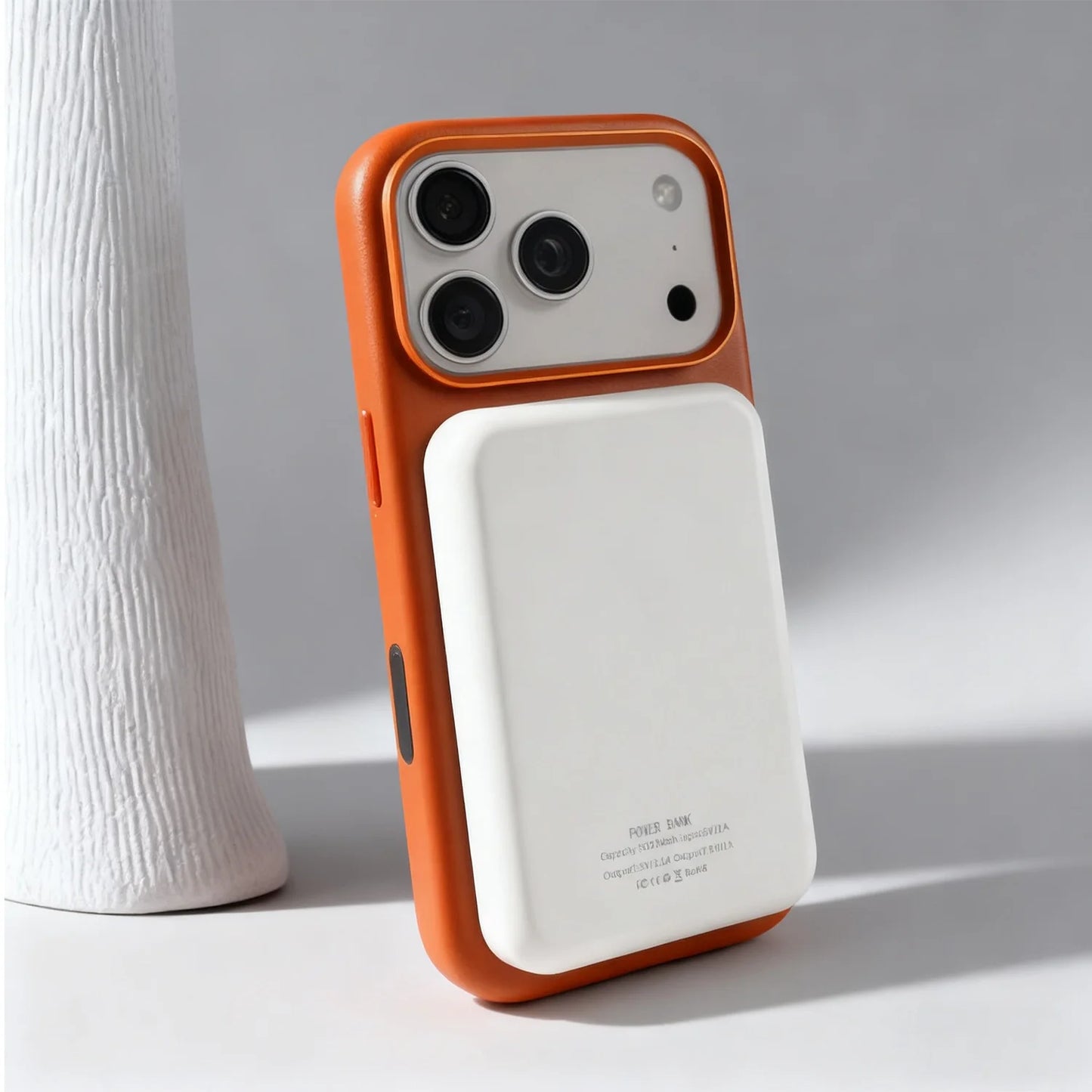 Luxury Oil-Wax Genuine Leather MagSafe Case with Wireless Charging Support