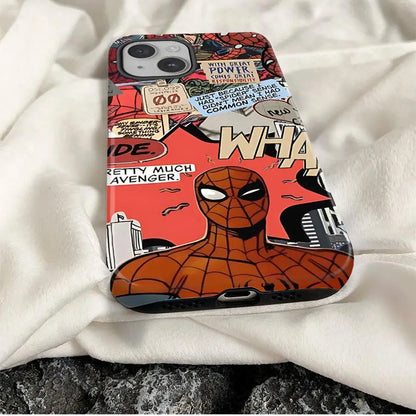 Marvel Spider Man Soft Cover Capa Phone Case For Apple iPhone