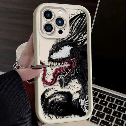 Marvel Movie Spider Man Anime Venom Comic Case For iPhone