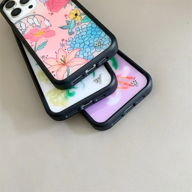 Wildflower Yellow Rose Sweet Lily Floral Phone Case For iPhone