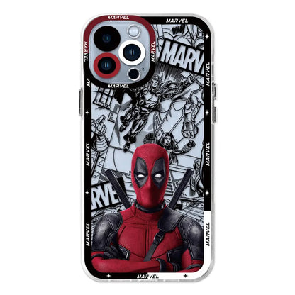 Cover Marvel Interesting Deadpool Phone Case For Apple iPhone