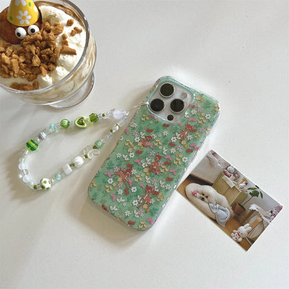Vintage Oil Painting Animal Garden Electroplated Chic Phone Case