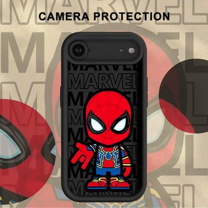 Case For iPhone Soft Shell Marvel Spider Man And Hulk