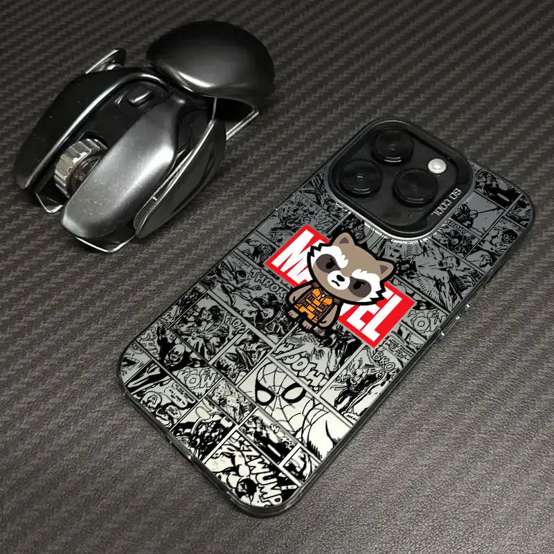 Cool Marvel Venom Rocket Raccoon Phone Case For iPhone