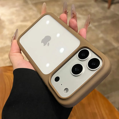 Intelligent Camera Touch Button Crystal Clear Phone Case For iPhone