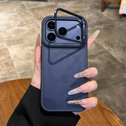For Magsafe Matte Translucent Phone Case For iPhone