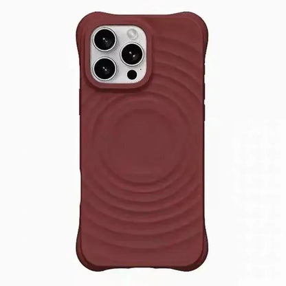 White Ripple Silicone Ripple Silicone Case For iPhone