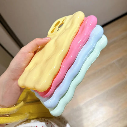 Clouds Waves Dopamine Color Phone Case