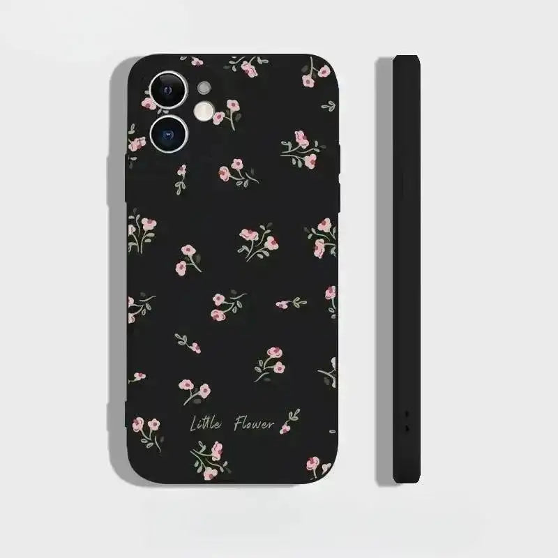 Small Floral Flower Phone Case For iPhone