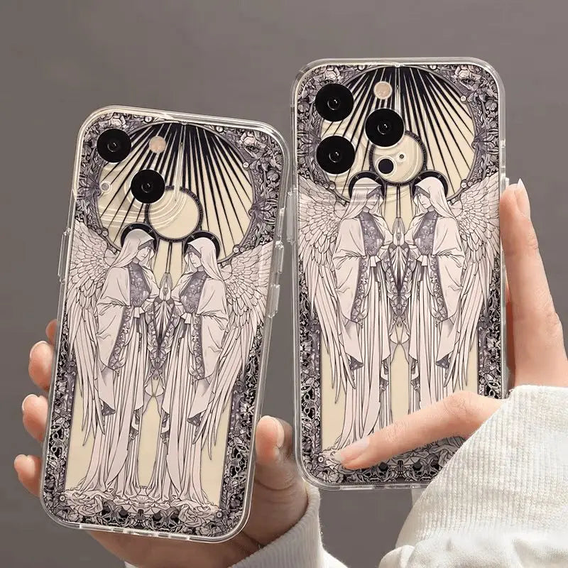 Medieval Vintage Cupid Angel Case For iPhone