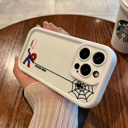 Cute Marvel Spider Gwen Morales Spiderman Case For Apple iPhone