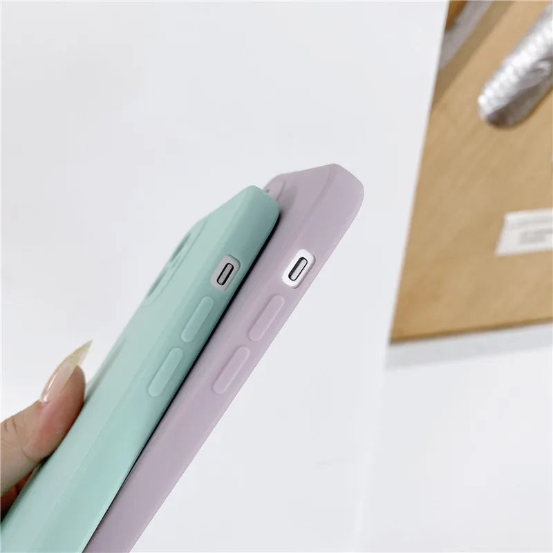 Ultra Thin Shockproof Silicone Phone Case For iPhone