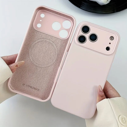 For Magsafe Original Liquid Soft Silicone Phone Case For iPhone Magnetic Wireless Cases Cover