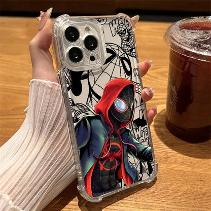 Marvel Hot Movie Spider Man Clear Case For iPhone