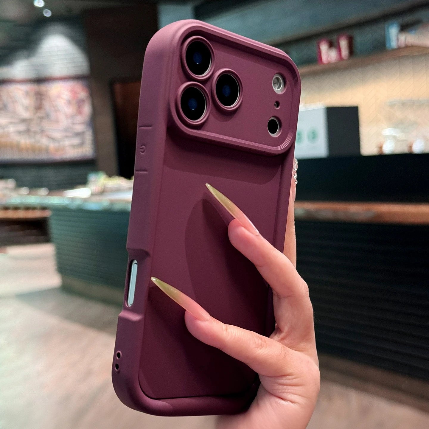 Cases Luxury Pure Color Soft Silicone Shockproof Phone Case For iPhone
