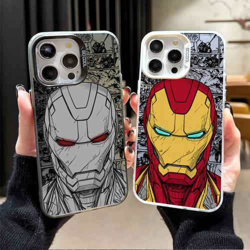 New Plating Phone Case For Marvel Hero Iron Man iPhone