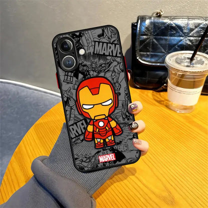 Cartoon Marvel Groot Spiderman Case For iPhone
