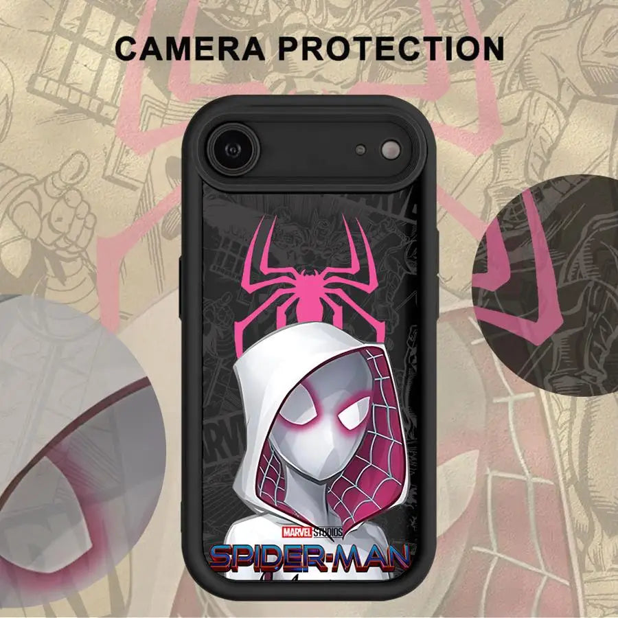 Cute Marvel Spider Men Case For iPhone Soft Shell