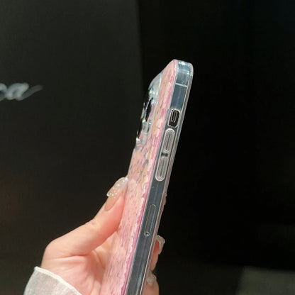 Pink Love Sequin Paillette Phone Case