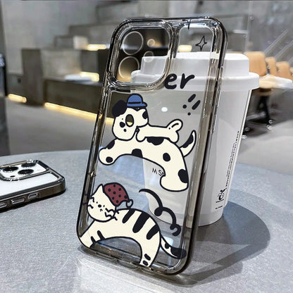 Cartoon Animal Cute Cat Phone Case For iPhone