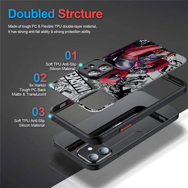 Marvel Deadpool Phone Case For iPhone
