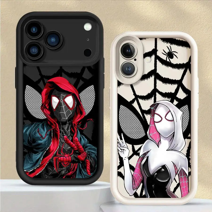 Marvel Spiderman Soft Shell Phone Case For iPhone