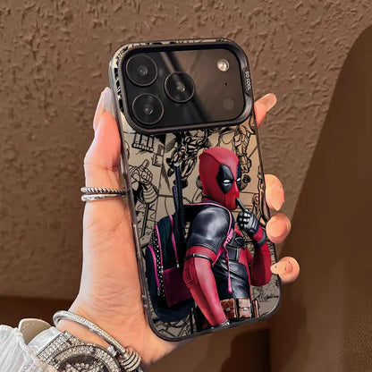 Phone Case For Apple iPhone Funda Cover Marvel Deadpool Funny