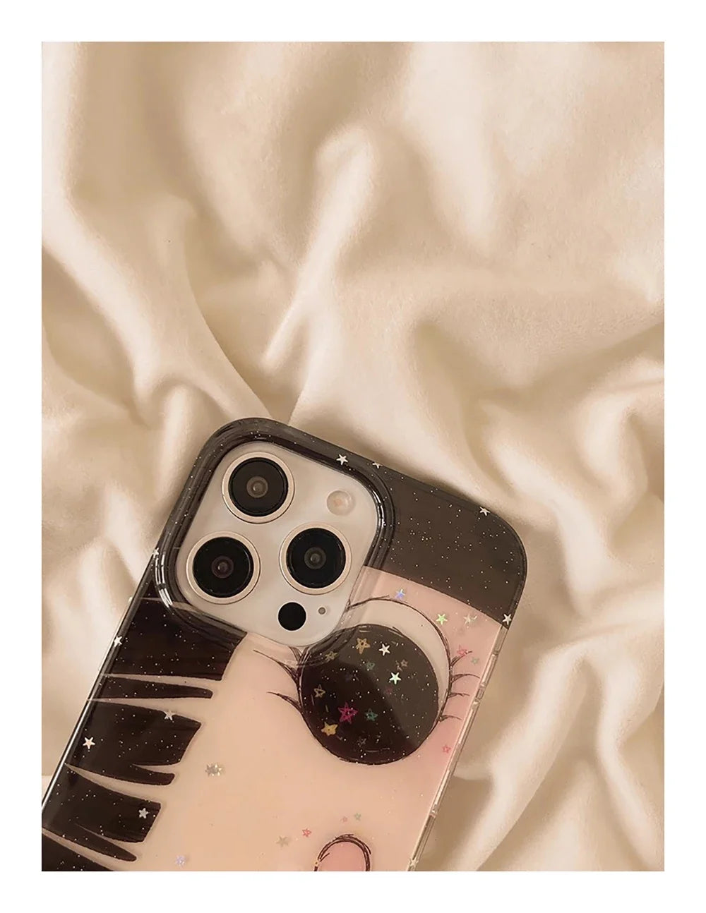 Cartoon Anime Shinning Eyes Cute Phone Case For iPhone