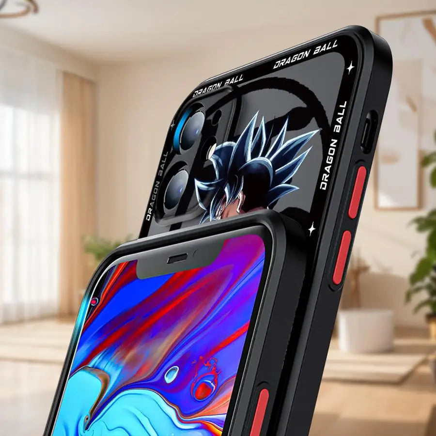 Hot Blooded Goku Anime Soft Phone Case For iPhone