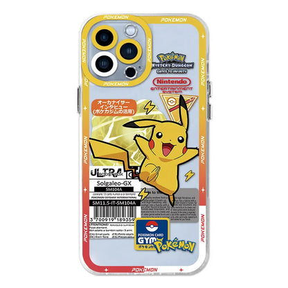 Anime Pokemon iPhone Case with Clear Protective Cover