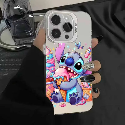 Cartoon Cute Stitch Cover For Apple iPhone Colorful Phone Case