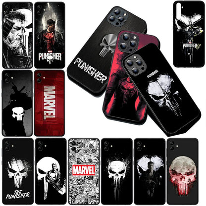 Cover For Apple iPhone The Punisher Marvel Skull