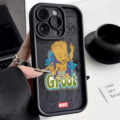 Baby Groot Marvel Silicone Case For Apple iPhone