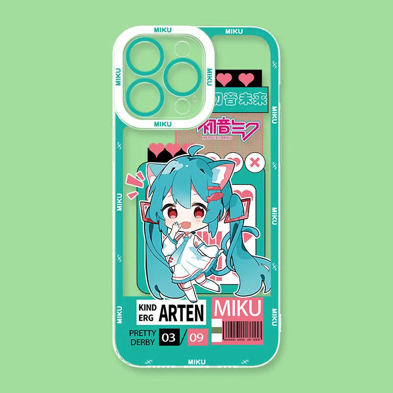 Kawaii Hatsune Miku iPhone Case