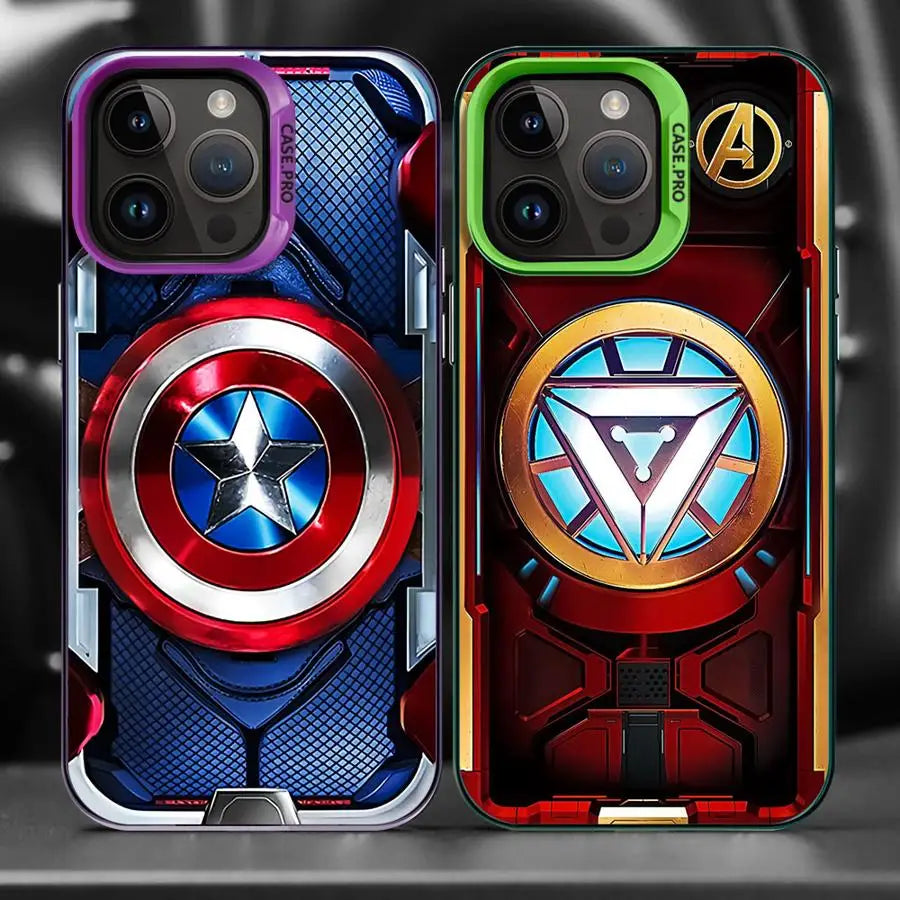 Marvel Ironman Sipiderman Case For iPhone Back Phone Cover