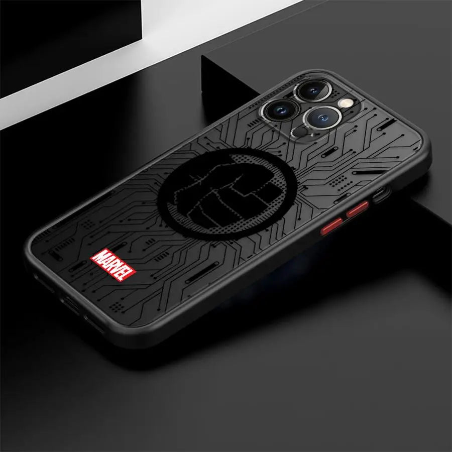Case For iPhone Back Phone Cover Marvel Spider Man Logo