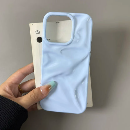 Fashion Ripple Texture Glossy Phone Case