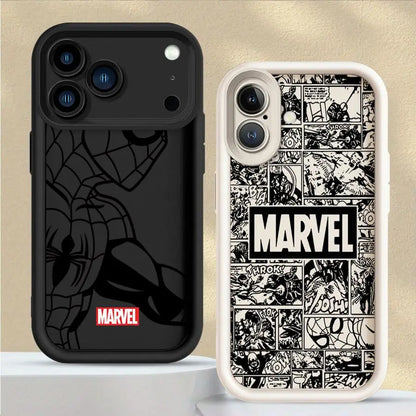 Marvel Spiderman Ironman Cool Phone Case For iPhone
