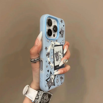 Luxury Candy Cute Lucky Bear For Magsafe Charge Matte Phone Case For iPhone