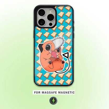Kawaii Pochita Cartoon Phone Case For iPhone